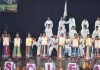 Students of Scientia International School performing during  Annual Day event on Wednesday. 
