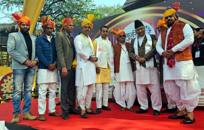 MP Khatana during a function in Haryana.