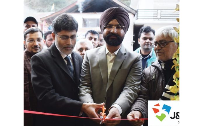 DC Doda Harvinder Singh inaugurating an ATM at Seri, Bhaderwah on Tuesday.