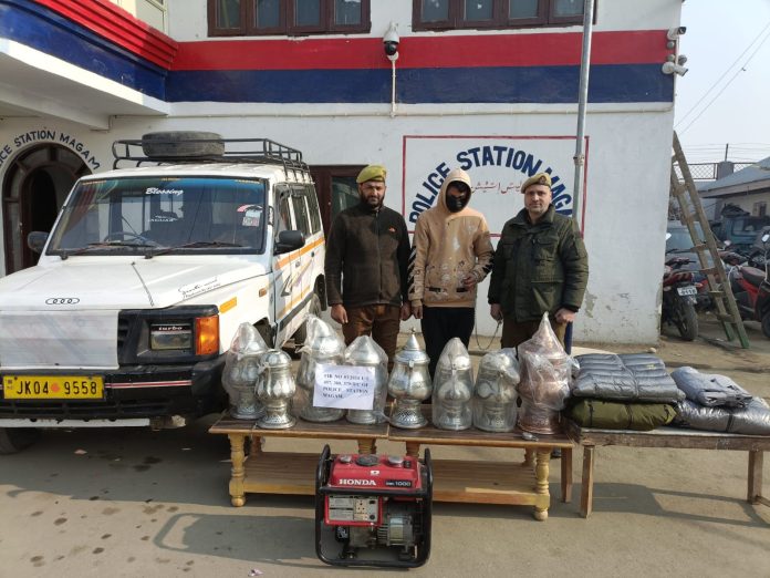 J&K | Budgam Police Cracks Burglary Case, One Arrested