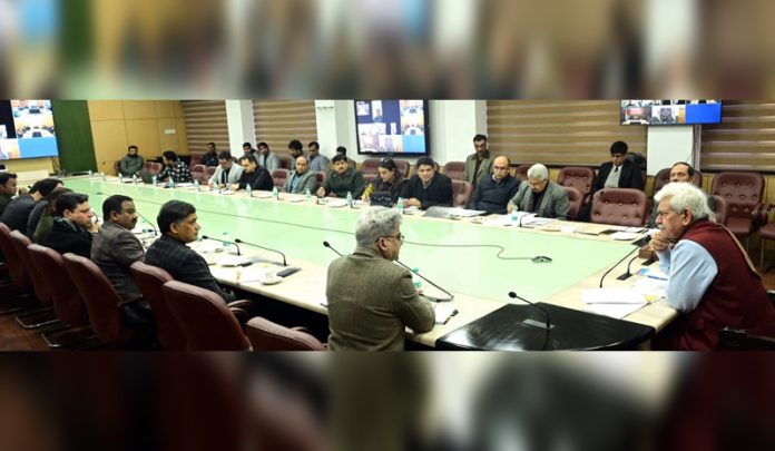 LG reviews preparations for Khelo India Winter Games-2024