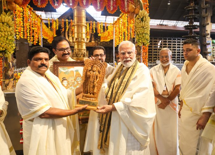 Modi Offers Prayers At Lord Krishna Temple, Attends Party Leader's Family Wedding