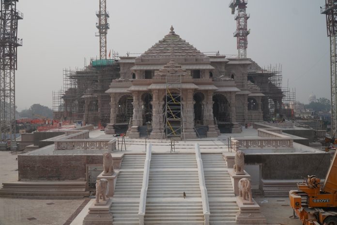 First Pictures Of Magnificent Sinh Dwar Of Ram Temple Out