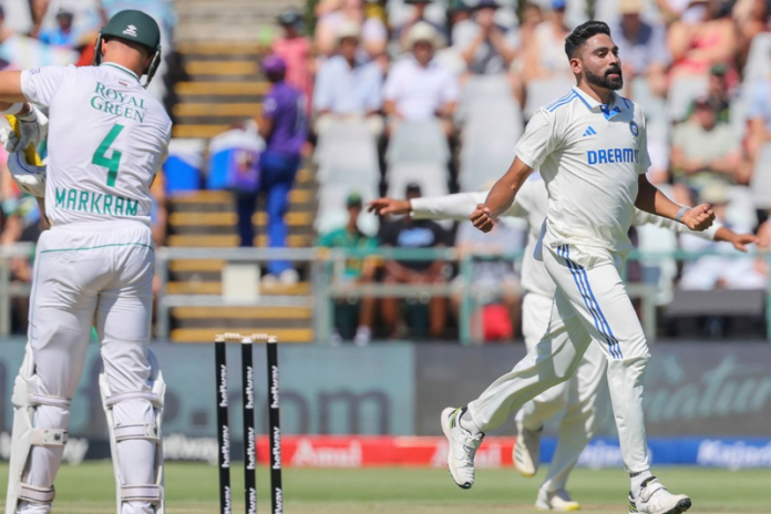 India suffer batting collapse after Siraj special as 23 wickets fall on Day one