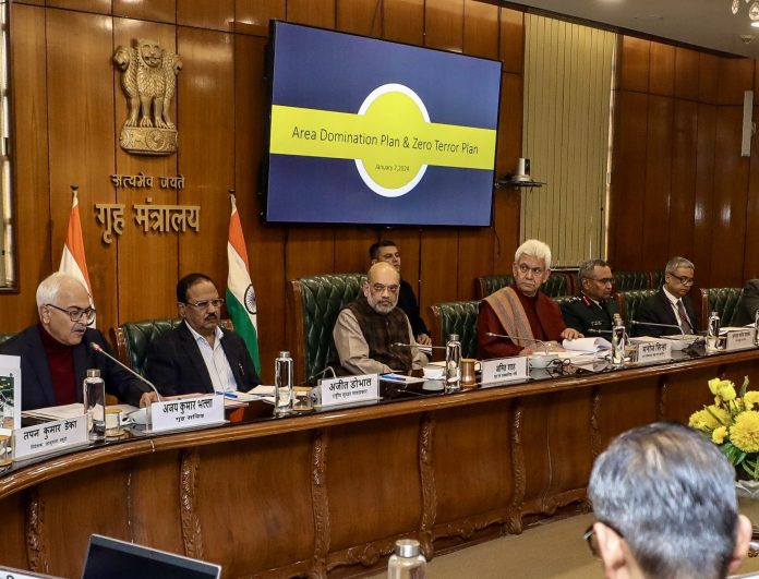 Amit Shah Instructs Complete Elimination Of Terror Eco-System In J&K Security Review Meet