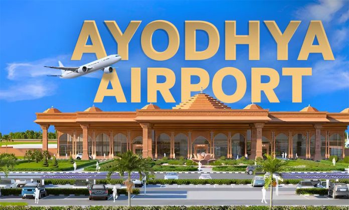 Ayodhya airport likely to see 100 flight movements on Monday: Officials
