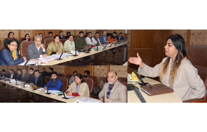 Commissioner Secretary Cooperative Yasha Mudgal chairing a meeting on Tuesday.