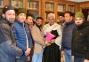 Lt Governor Manoj Sinha meeting with delegation of J&K General Line Teachers Forum.