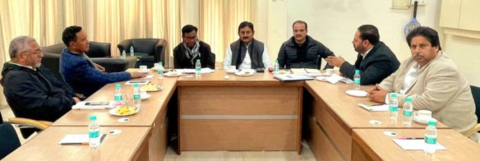 JKPCC leaders attending Cong screening committee meeting in Delhi.