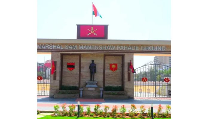 A grand entrance gate and statue dedicated to the legendary Field Marshal Sam Manekshaw was unveiled at the Parade Ground in Bangalore.