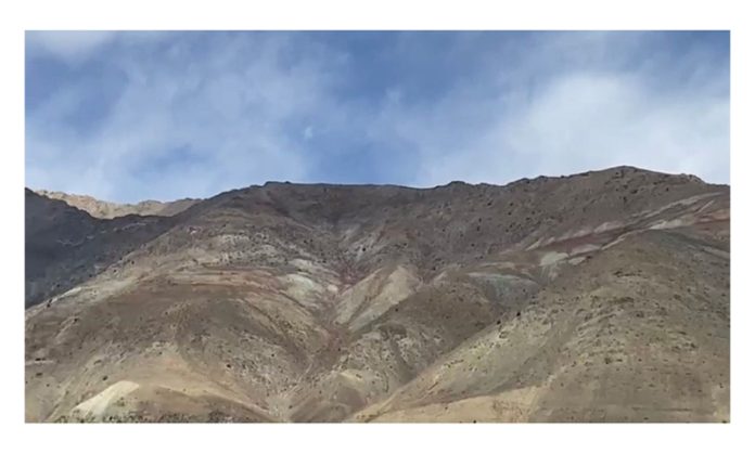 Mountains without snow during peak winter in Kargil. -Excelsior/Basharat Ladakhi