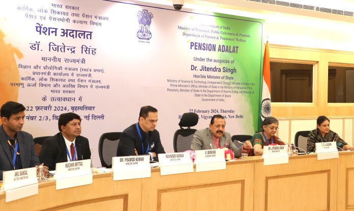 Pension Reforms Introduced With Sensitive Concern For Elder Citizens, Women: Dr Jitendra