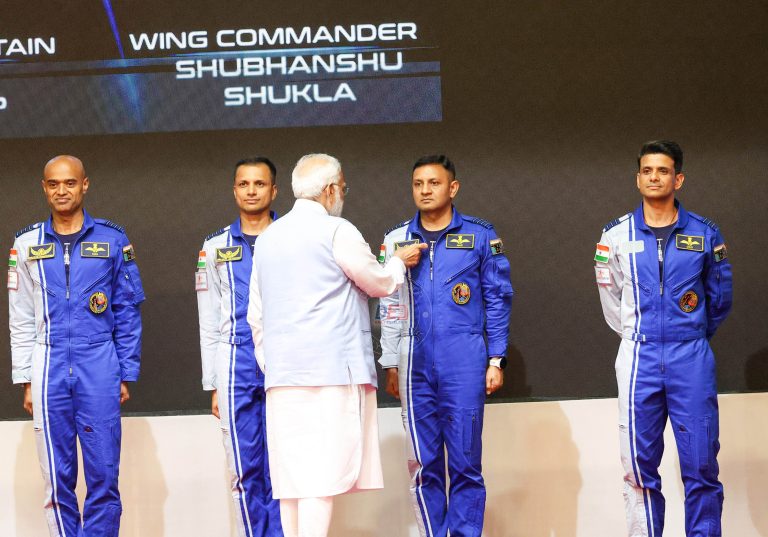 PM Modi Announces Names Of Astronauts Of Gaganyaan Human Space Flight ...