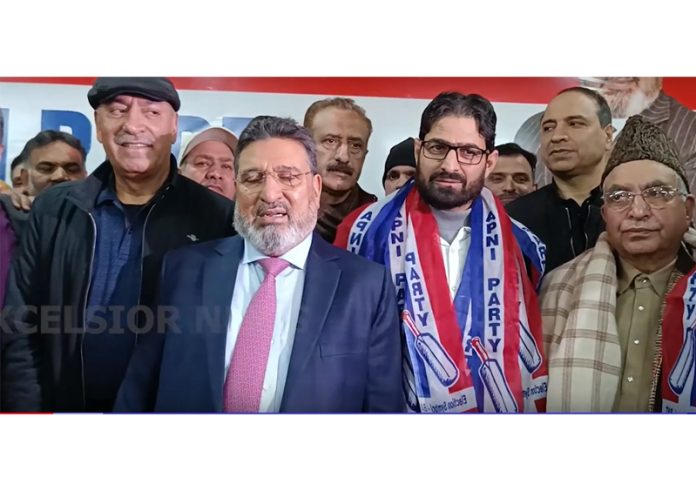 Apni Party open to believers of Constitution: Altaf Bukhari