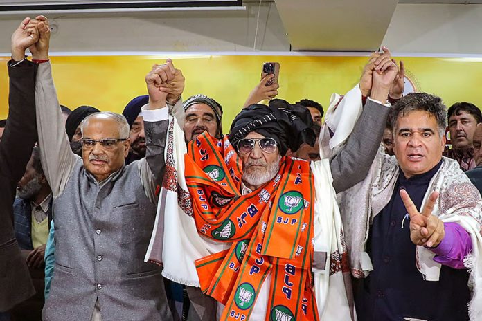 Former NC Minister Joins BJP In Jammu