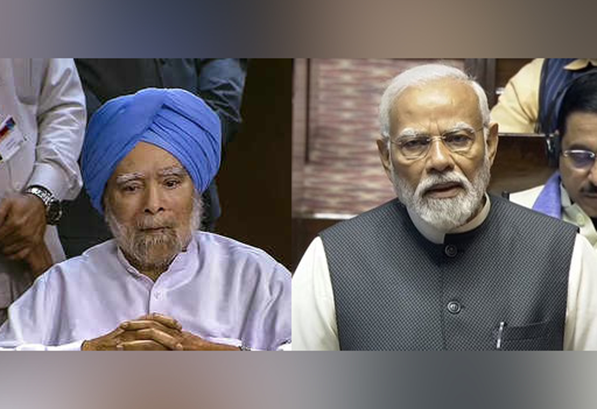 PM Lauds Manmohan Singh’s Contribution To RS, Likens Cong Black Paper To ‘Kaala Teeka’