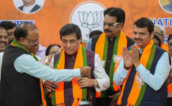 Ex-Maharashtra CM Ashok Chavan Joins BJP, Says He's Embarking On New Journey Of Political Life