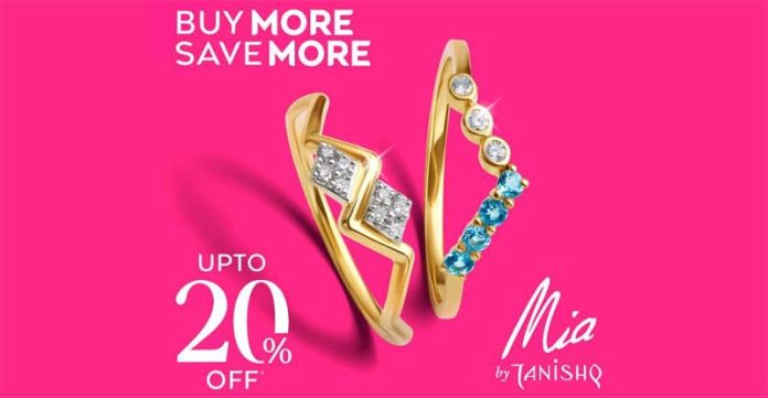 Mia by Tanishq offers 20 per cent off on all its diamond products