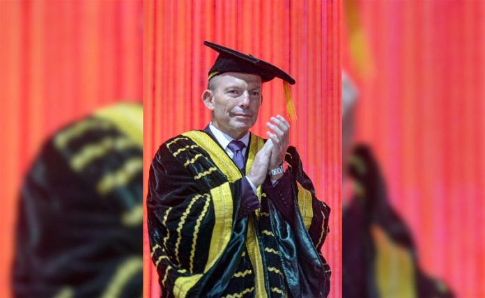 Take pride in India's potential to bring about peace, prosperity in world: Tony Abbott to students