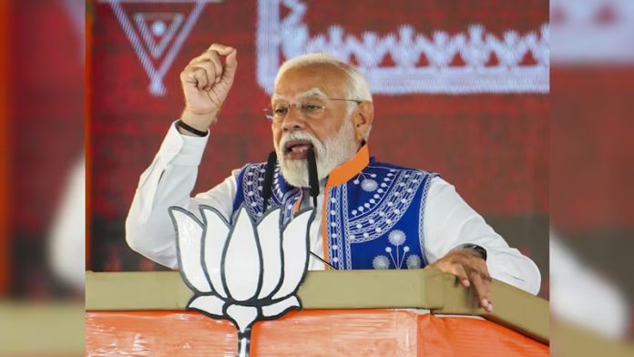 Focus on development agenda, winning 370 seats will be true tribute to Mookerjee: Modi at BJP meet