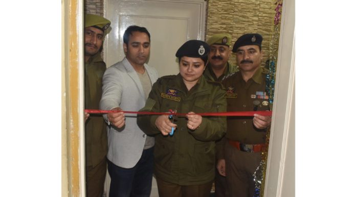 SSP Ramban, Mohita Sharma inaugurates Cyber Cell at District Police Headquarters.