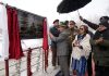 LG Ladakh Dr BD Mishra inaugurating renovated Karzoo Zing on Sunday.