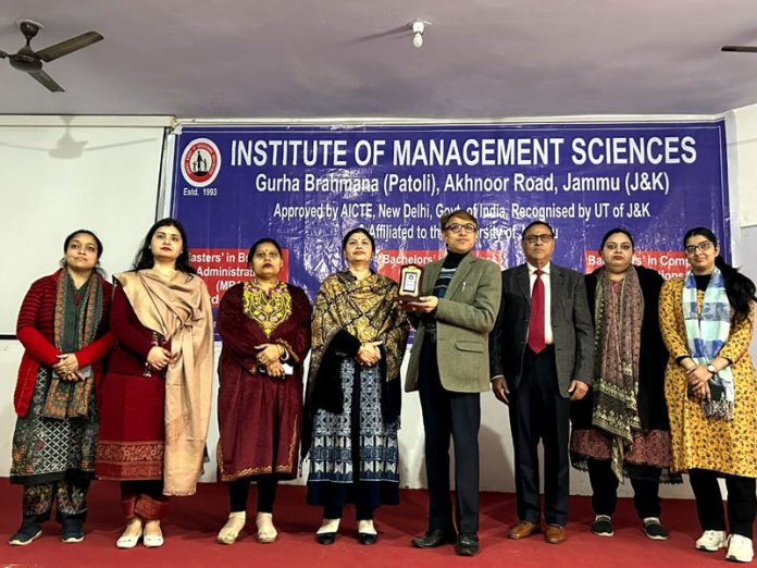 Guest speakers and faculty members at IMS orientation programme.