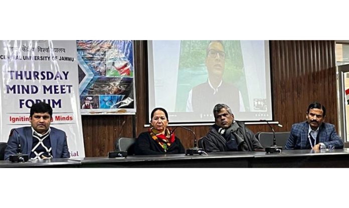 Excelsior Correspondent JAMMU, Feb 8: Centre for Comparative Religions and Civilizations (CCRC), Central University of Jammu, organized Thursday Mind Meet panel discussion focusing on the 