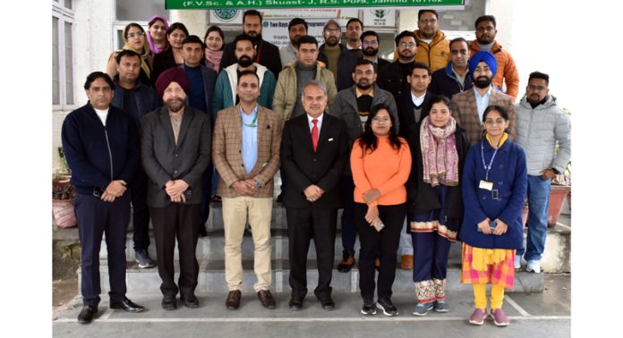 Participants of the wildlife health training program at SKUAST-Jammu.