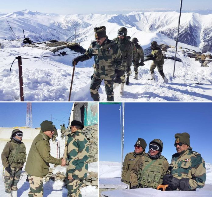 BSF Special DG Reviews Operational Preparedness Along LoC In J-K’s Kupwara