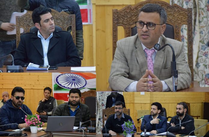 DEO Bandipora addresses press conference, briefs media regarding Election Schedule