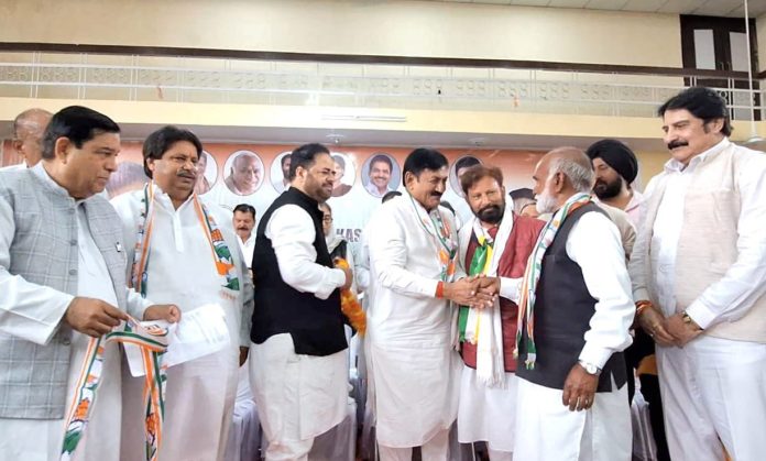 Former BJP MLA Joins Congress In Jammu