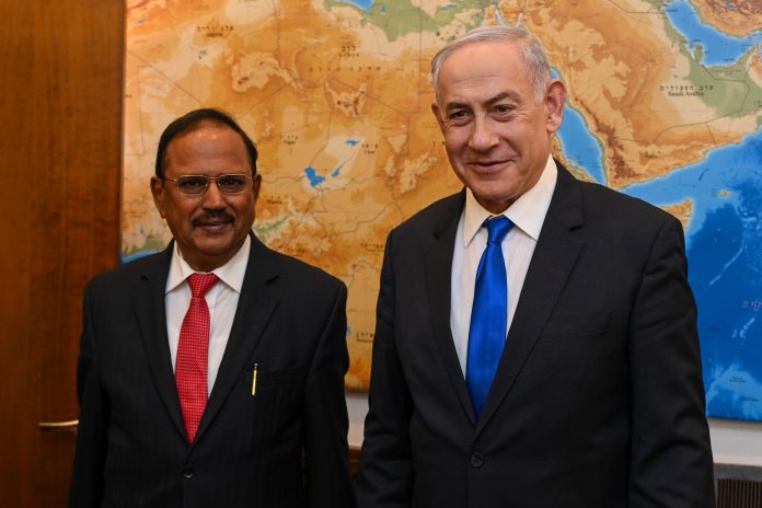 NSA Doval Calls On Israeli PM Netanyahu To Discuss War In Gaza, Humanitarian Assistance