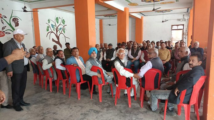 PoJK DPs meeting under the banner of J&K Sharnarthi Action Committee at Sunderbani.