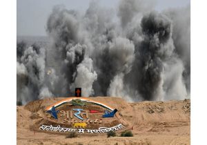 A Demonstration During The Exercise Bharat Shakti In Pokhran, Rajasthan ...