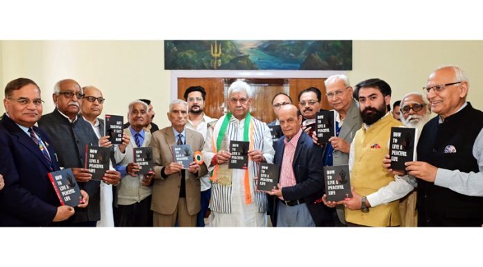 LG Manoj Sinha releasing a book on Friday.