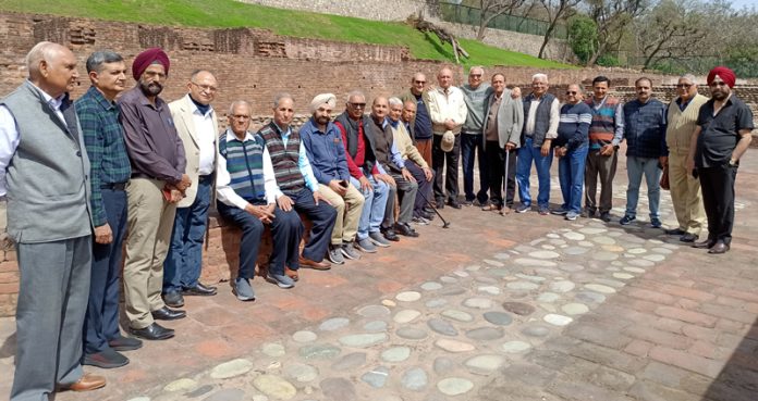 Members of CGPWA during visit to Ambaran village in Akhnoor on Sunday.