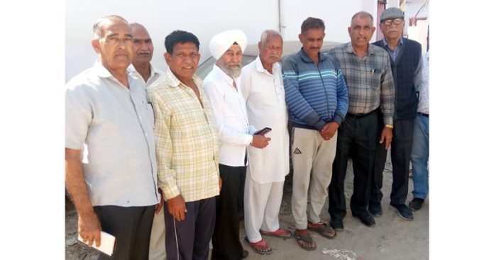 BSP leaders during campaigning for the upcoming LS elections at R.S Pura on Sunday.