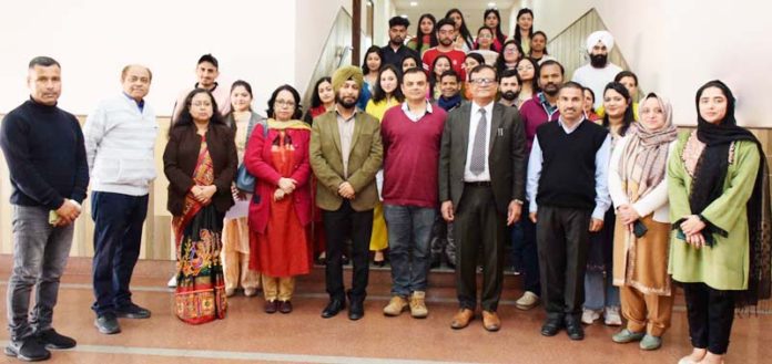 SMVDU Vice-Chancellor with participants of the workshop.