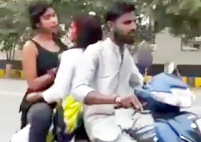 'Vulgar' reels on scooter: Another penalty of Rs 47,500, FIR lodged in Noida