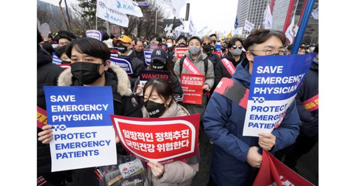South Korean doctors hold massive anti-government rally over medical school recruitment plan