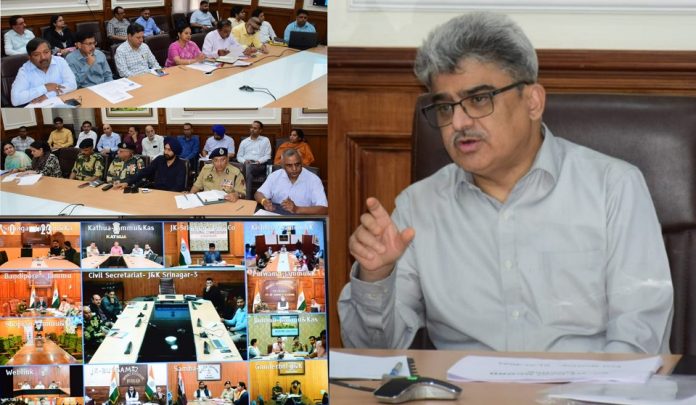 CS Atal Dulloo Chairs 9th UT Level NCORD Meeting For Control Of Narcotics In J&K