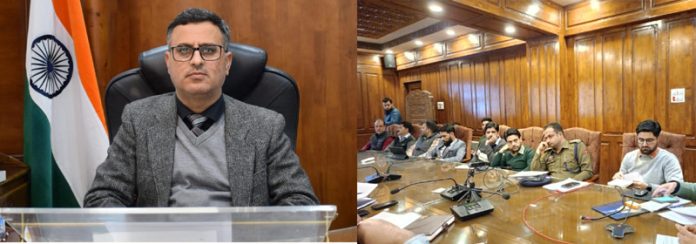 DEO Bandipora reviews preparedness