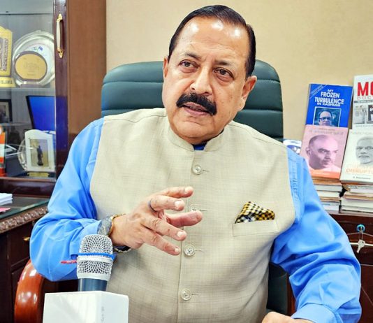 Union Minister Dr Jitendra Singh in an exclusive interview with a national news agency at New Delhi on Sunday.