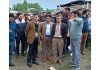 DC and PDSJ Bandipora inspecting work on Court Complex.