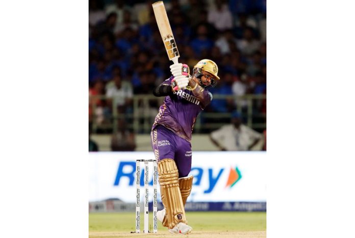Sunil Narine showcased his batting prowess with a blistering 85 runs against Delhi Capitals on Wednesday.