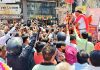 Union Minister Dr. Jitendra Singh addressing a mega road show at City Chowk Jammu on Monday.