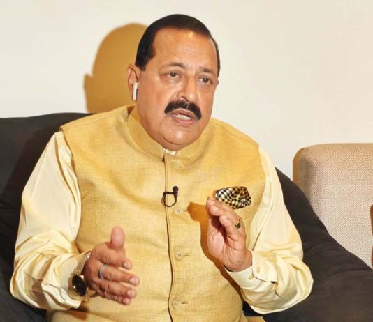 Union Minister Dr. Jitendra Singh in an exclusive interview with the "India News" Editor-in-Chief Rana Yashwant.