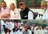 Senior BJP leader Devender Singh Rana addressing a gathering on Saturday.