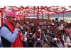 BJP candidate, Jugal Kishore Sharma addressing a rally at Mahore on Wednesday.